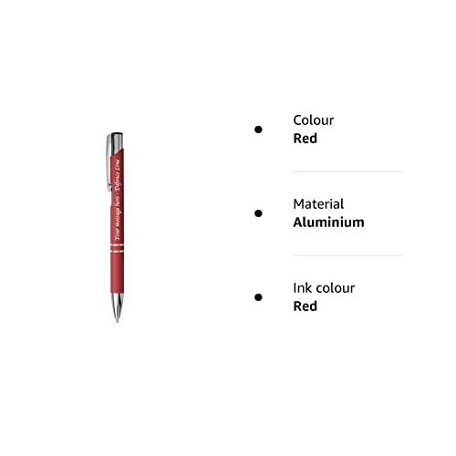 - Personalised Deep Engraved Custom Hand Crafted Aluminium Limited Edition Pen -
