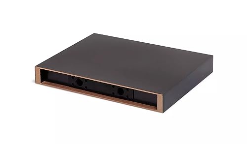 - Homme Concept | 110cm High Gloss Floating Shelves | Black Wall Shelf -