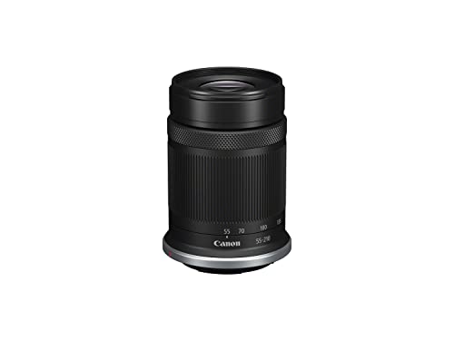 Canon RF-S 55-210mm F5-7.1 IS STM Lens - Telephoto Zoom Lens | 4.5-stop Optical Image Stabilizer | Travel, Sports Photography and Vlogging | Canon EOS R APS-C Camera Compatible