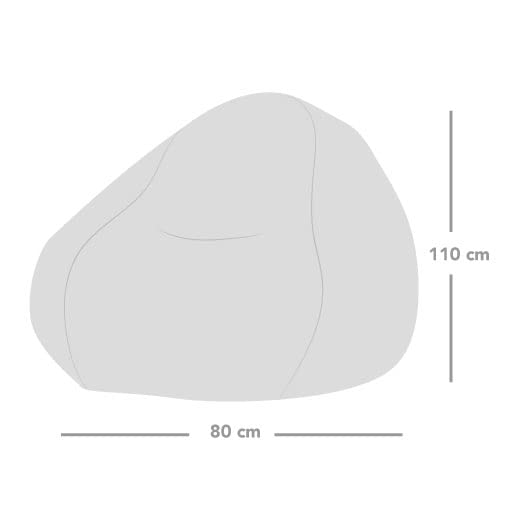 - Rucomfy Beanbags Large Corduroy Slouchbag | Plush Bean Bag Chair for Adults -