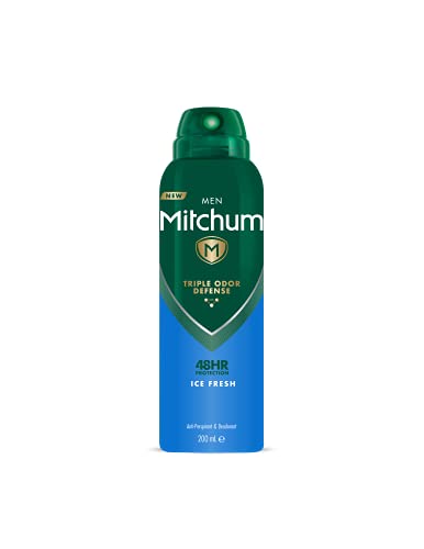 - Mitchum Men Triple Odor Defense | 48h Protection Deodorant Spray | 200ml -