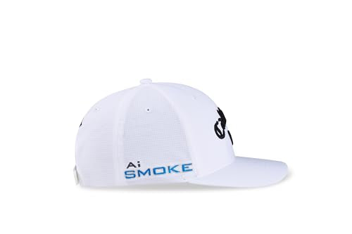 Callaway Golf Mens Tour Authentic Hat - Ai Smoke Cap, White, M EU