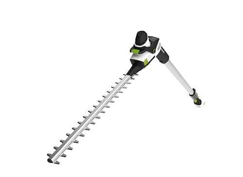 - Gtech HT50 Cordless Pole Hedge Trimmer | 60 Mins Runtime Li-ion Battery | 53cm Cutting Length, 135° | Adjustable Head -