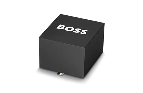 BOSS Analogue Quartz Watch for men with Black Stainless Steel mesh bracelet - 1513810