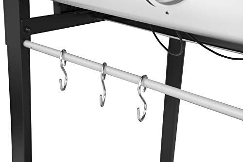 - George Foreman 3 Burner Gas BBQ | Automatic Ignition & Integrated Thermometer -