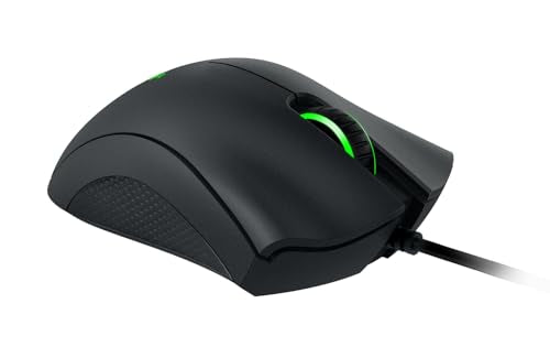 - Razer DeathAdder Essential | Wired Gaming Mouse | 5 Programmable Buttons | Black -