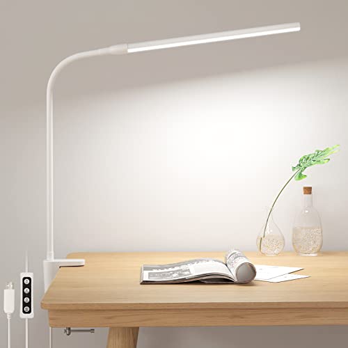 - Lepro Desk Clamp Lamp | LED Desk Lamp Eye Caring Dimmable |5W 460lm | 10 Brightness Levels -