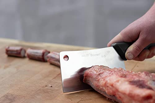 - Starrett Professional | Stainless Steel Chefs Kitchen Cleaver Knives | 8-inch -