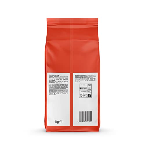 by Amazon House Blend Coffee Beans, Medium Roast, 2kg (2 Packs of 1kg), Rainforest Alliance Certified