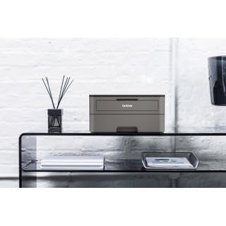 Brother HL-L2370DN Mono Laser Printer - Single Function, USB 2.0/Network, 2 Sided Printing, A4 Printer, Small Office/Home Office Printer, Dark Grey/Black