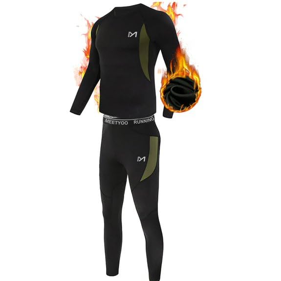 - MEETYOO Men's Thermal Underwear Set -