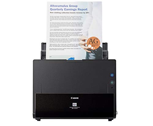 Canon DR-C225 II document scanner A4 small footprint home scanning with scan to excel and word software
