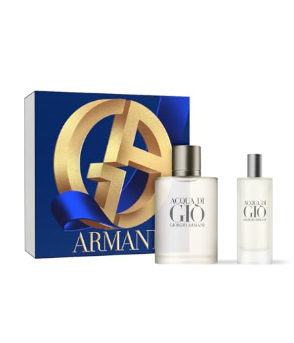 - Giorgio Armani Acqua di Gio Eau de Toilette Gift Set 2023 | (Contains 50ml EDT and 15ml Travel Spray) -