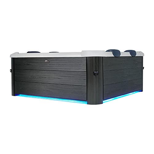 - MSpa Oslo Hot Tub | Wi-Fi Control | LED Lighting | Hydrotherapy Jets | Cover Included -