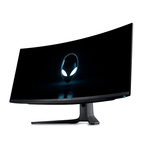 Alienware AW3423DWF 34 Inch WQHD (3440x1440) 21:9 1800R Curved Gaming Monitor, 165Hz, QD OLED, 0.1ms, AMD FreeSync Premium Pro, 99.3% DCI-P3, HDR400, 2x DisplayPort, 1x HDMI, 5x USB, 3 Year Warranty