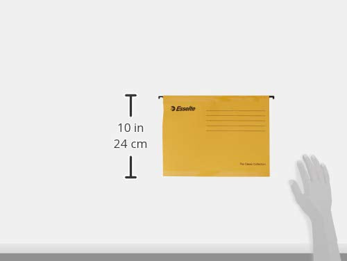 - Esselte 93042 Classic A4 Vertical Suspension Files  | Assorted Colours | Pack of 10 -