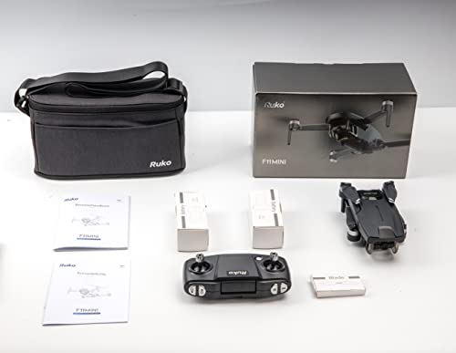 - Ruko F11MINI Drone | Under 250g Drone with Camera | 2 Batteries | 60 Min Flight Time -