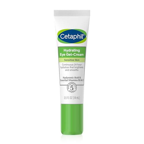 Cetaphil Hyaluronic Acid Eye Gel, 14ml, Eye Cream with Niacinamide, Visibly Reduce Dark Circles, Vegan-Friendly