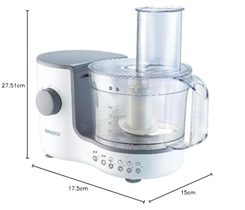 - Kenwood Compact Food Processor | 1.4L Bowl | Blender | Emulsifying | Chopping Blade | Shredder Disc | 400W -