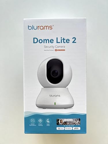 blurams Pet Camera 2K, Indoor Camera, Dog Camera, 360° Home Security Camera, WiFi Baby Monitor, Night Vision, Motion Tracking, 2-Way Talk, Cloud&SD, APP Control, Works with Alexa(2.4GHz Only)
