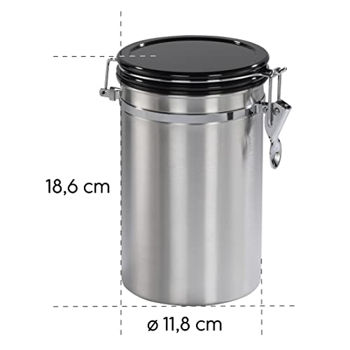 - Xavax Coffee Jar for 1 kg Coffee, Stainless Steel.