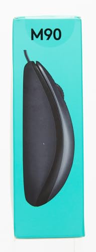 - Logitech M90 Wired USB Mouse | 1000 DPI Optical Tracking | Ambidextrous PC / Mac / Laptop -