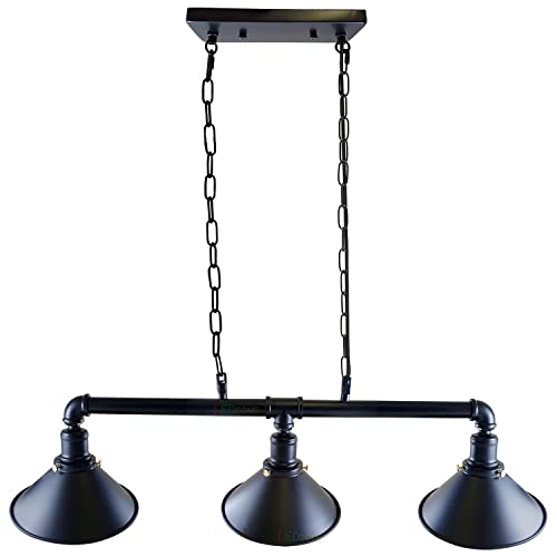 - LEDSone Industrial 3 Way Vintage Retro Style Steampunk Pipe Light Bar -