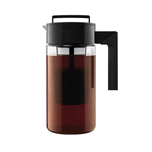 - Takeya Patented Deluxe Cold Brew Coffee Maker | 1 GT | Black -