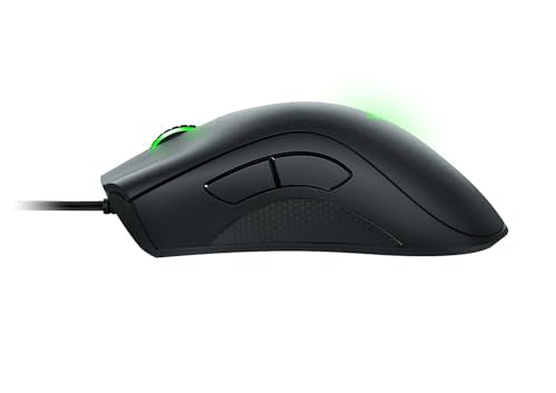 - Razer DeathAdder Essential | Wired Gaming Mouse | 5 Programmable Buttons | Black -