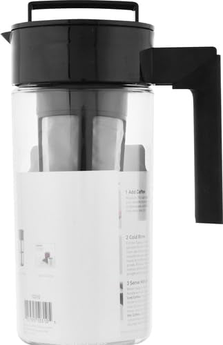 - Takeya Patented Deluxe Cold Brew Coffee Maker | 1 GT | Black -