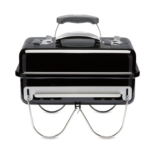 - Weber Go-Anywhere Barbeque Grill | Portable Grill | Table Top Camping Barbeque with Lid |