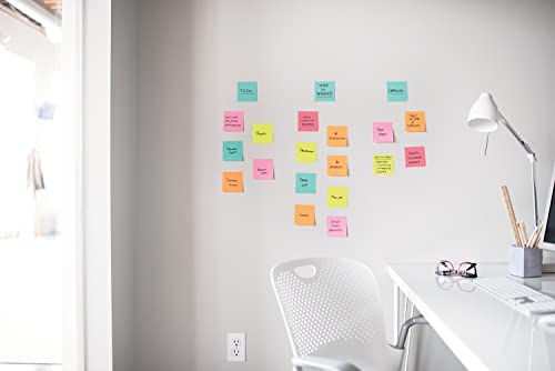 - Post-it Super Sticky Notes | Carnival Color Collection | Pack of 6 Pads | 90 Sheets per Pad -