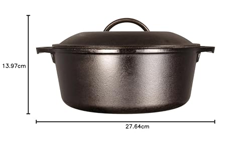 - Lodge | L8DOL3HH41PLT | Cast Iron Dutch Oven with Handle Holders -
