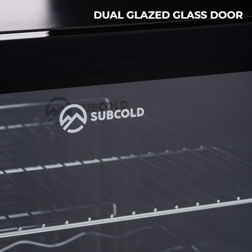 - Subcold Super50 LED | Mini Fridge Black | 50L Beer, Wine & Drinks Fridge -