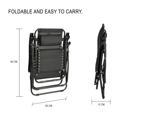 - Straame Garden | Zero Gravity Chair | Set of 2 | Heavy Duty Textoline -