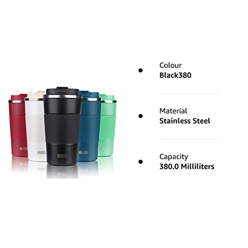 - HASAGEI Travel Mug | Insulated Coffee Cup with Leakproof Lid | Vacuum Insulation Stainless Steel Bottle -