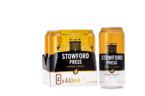 - Stowford Press Apple Cider  4.5% ABV - Cans (6 x 4 Pack) -