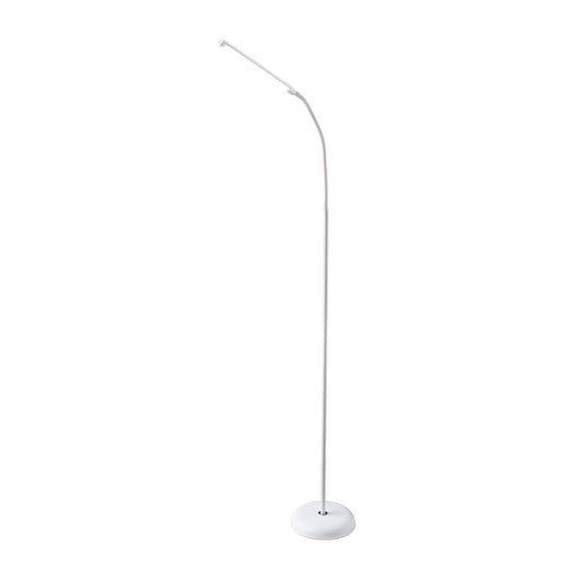 Daylight Company Unolamp Floor, Standing Lamp for Living Room, Bedroom, Salon, Office, Touch Control, Flexible Arm, Sleek Design, Multipurpose Use - White