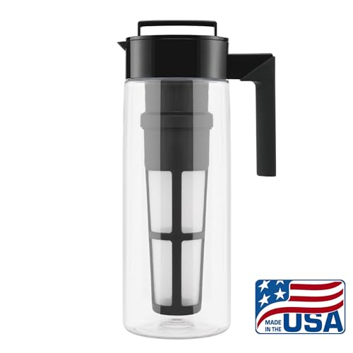 - Takeya Patented Deluxe Cold Brew Coffee Maker | Plastic | Black -