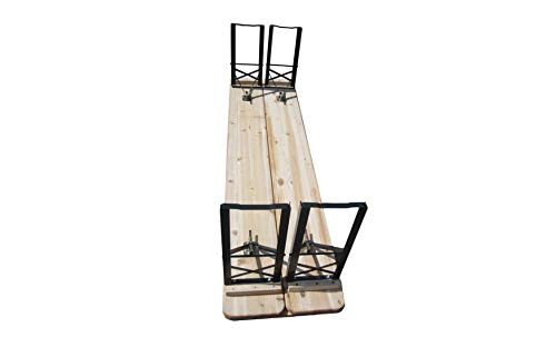 - Large 3 Piece Wooden Folding Picnic Beer Table | Dining Table Set For Camping Or BBQ -