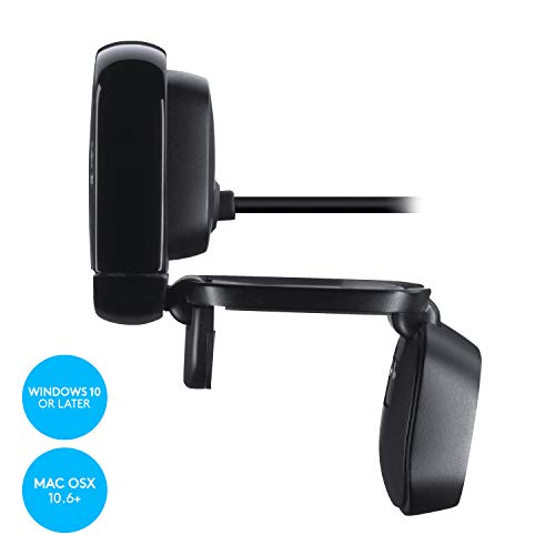 - Logitech C615 Portable Webcam | Full HD 1080p/30fps | Widescreen Video Calling | Foldable | Light Correction | Autofocus -