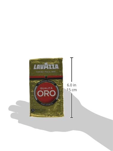 - Lavazza | Qualità Oro | Ground Coffee | 6 Packs of 250 g -