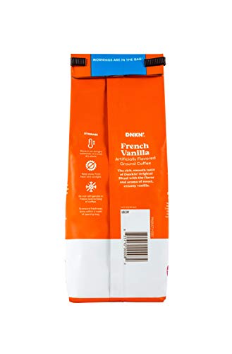 - Dunkin' Donuts French Vanilla Ground Coffee | 453 g -