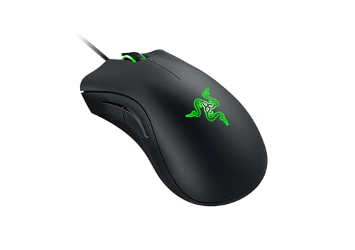 - Razer DeathAdder Essential | Wired Gaming Mouse | 5 Programmable Buttons | Black -