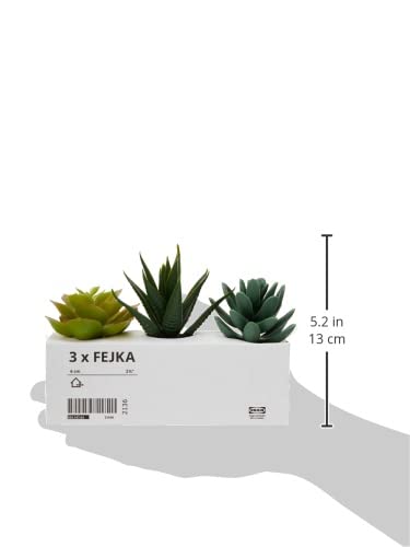 - IKEA FEJKA Mini Artificial Succulent Desk Plants | 3 Pack -