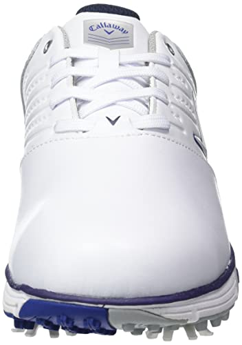 Callaway Men's M574 Chev Mulligan Golf Shoes, White Navy, 9 UK