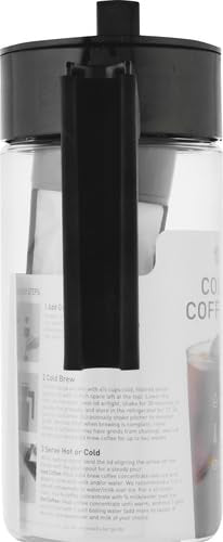 - Takeya Patented Deluxe Cold Brew Coffee Maker | 1 GT | Black -