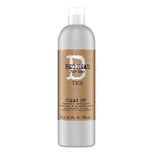 Bed Head for Men by TIGI | Clean Up Shampoo and Conditioner Set | Moisturising And Smoothing Daily Haircare For Healthy Hair and Scalp | Ideal For Normal Hair | 2x750ml
