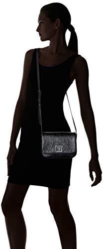 Armani Exchange Liz - Small Shoulder Strap, Women’s Bag, Black (Nero Black), 14x8x20 cm (B x H T)