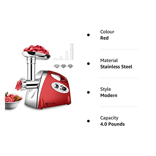 - Electric Meat Grinder And Duty Household Sausage Maker | Meat Mincer Food Grinding Mincing Machine -